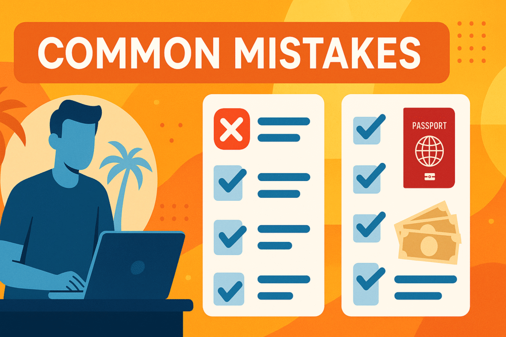 Mistakes When Applying for the Digital Nomad Visa