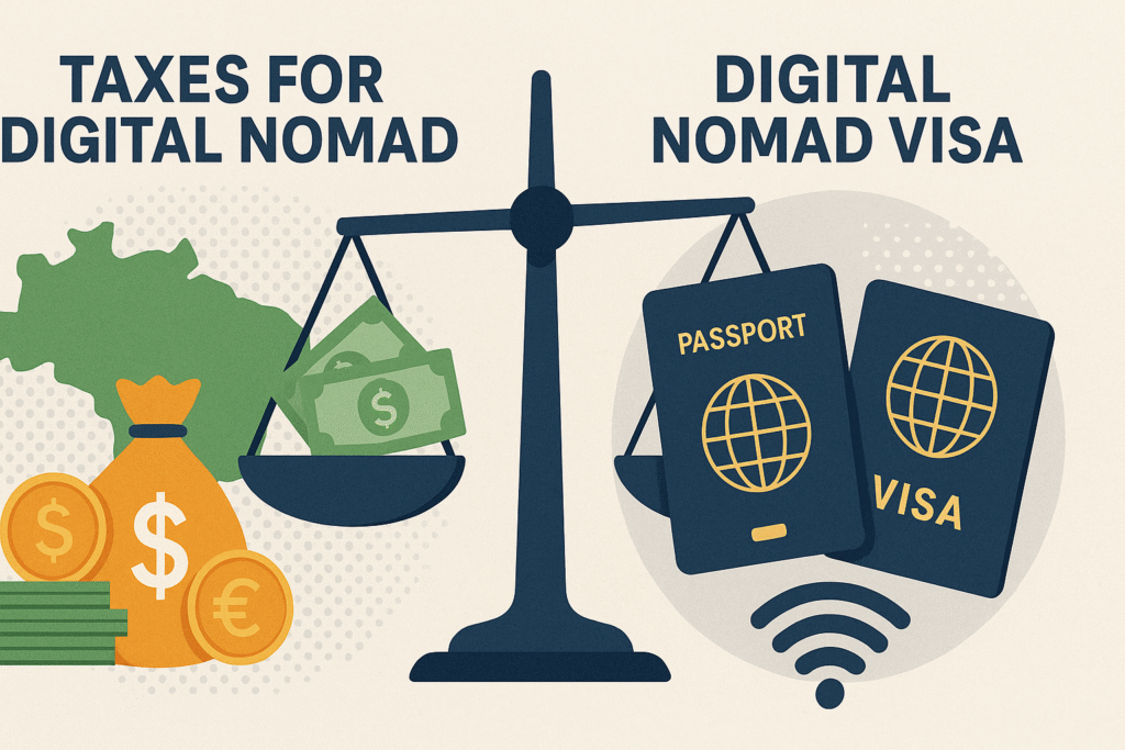taxes and tax residency in Brazil for digital nomands