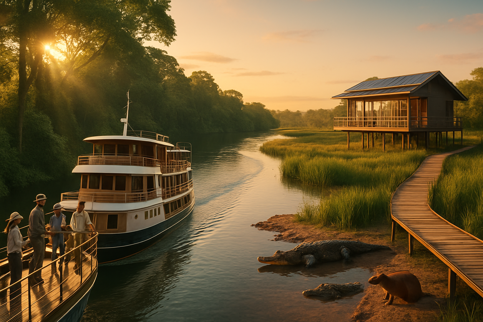 Imagem de Lodges, Guides & Sustainability Standards